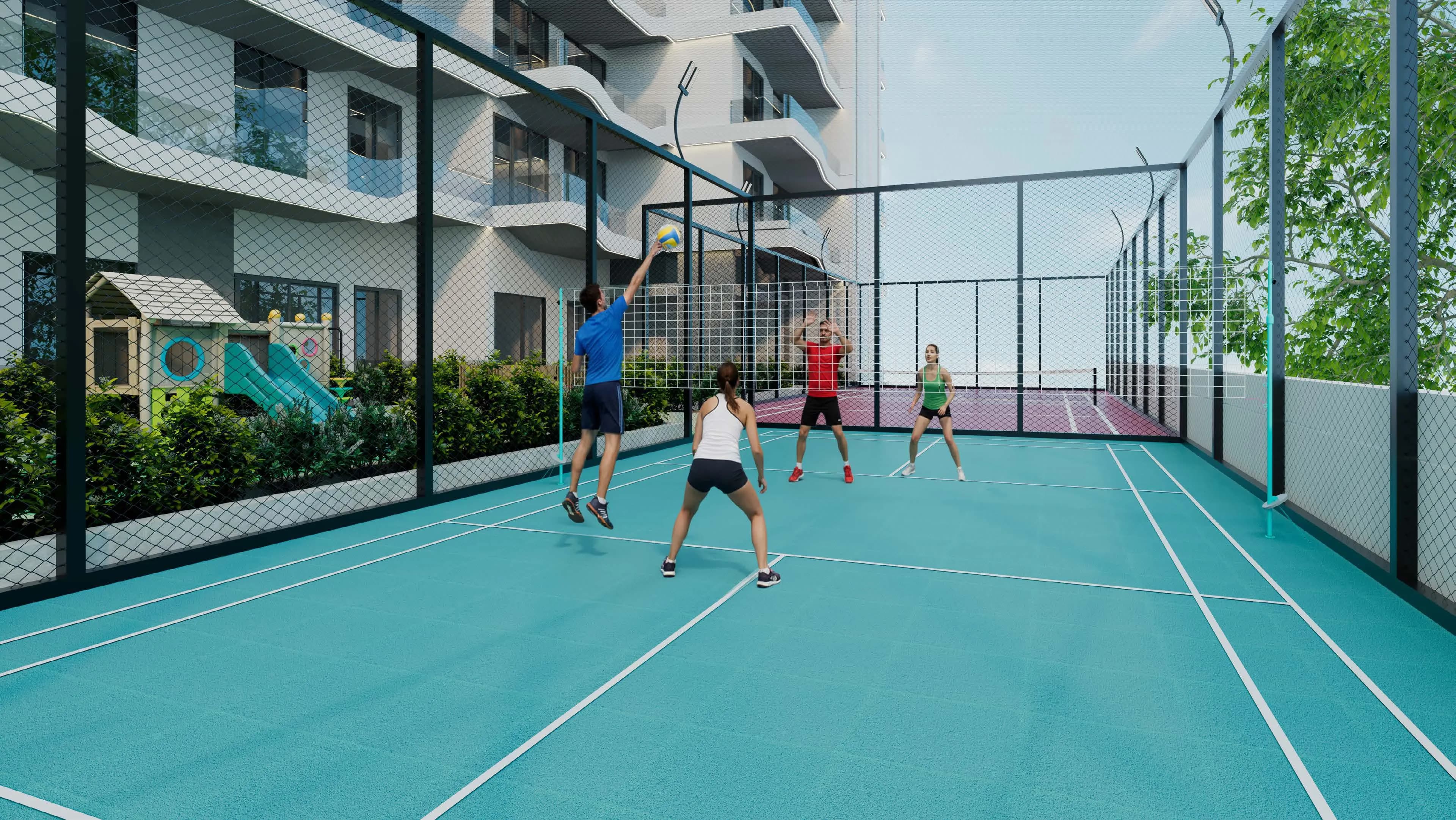 Badminton & Volleyball Court