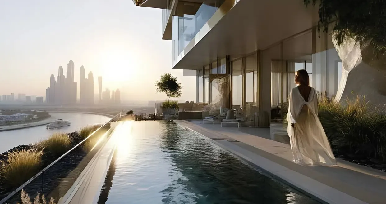 Landscaped Deck & Pool
