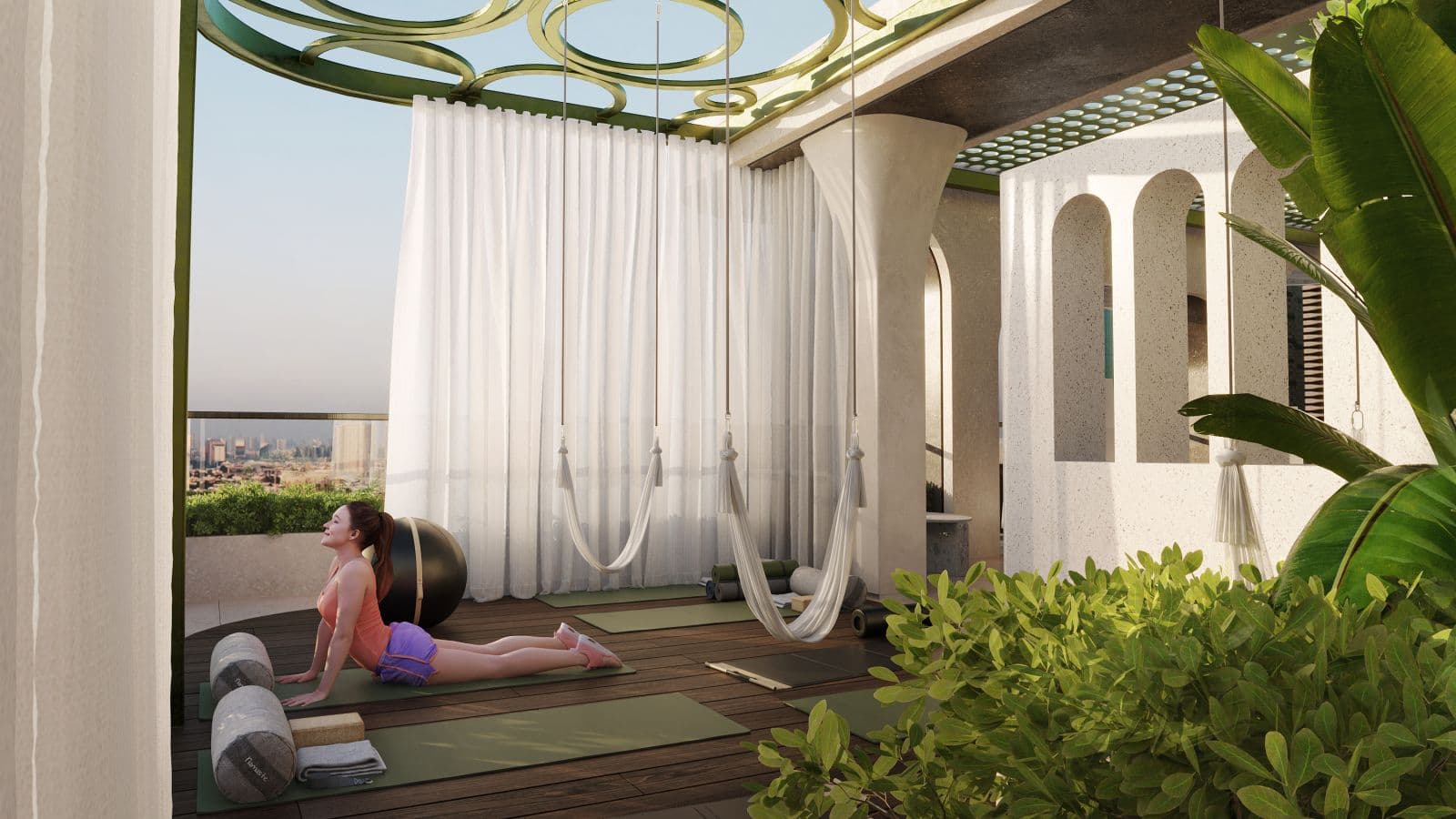 Yoga And Pilates Area