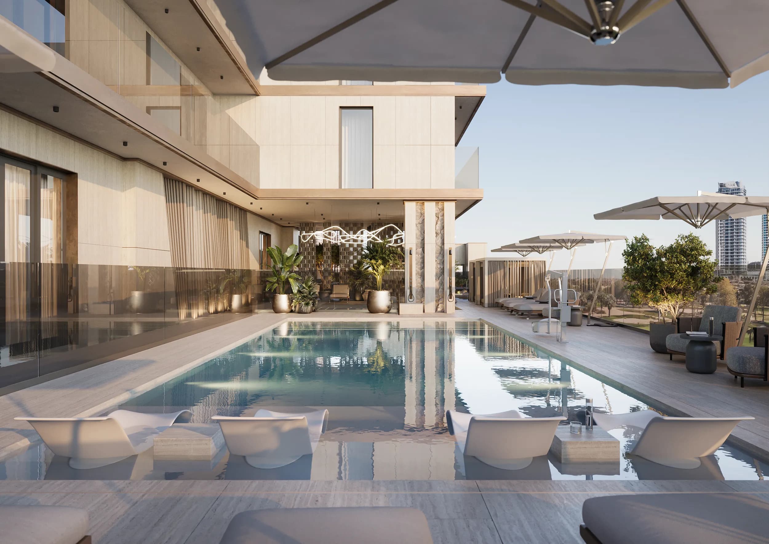 Temperature-controlled Swimming Pool