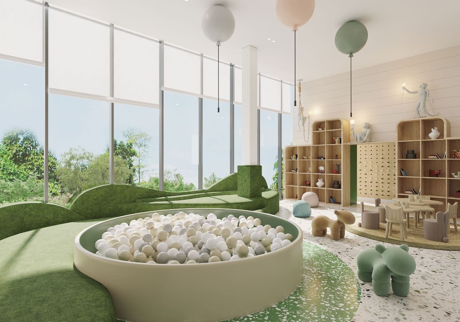 Indoor And Outdoor Play Spaces For Children