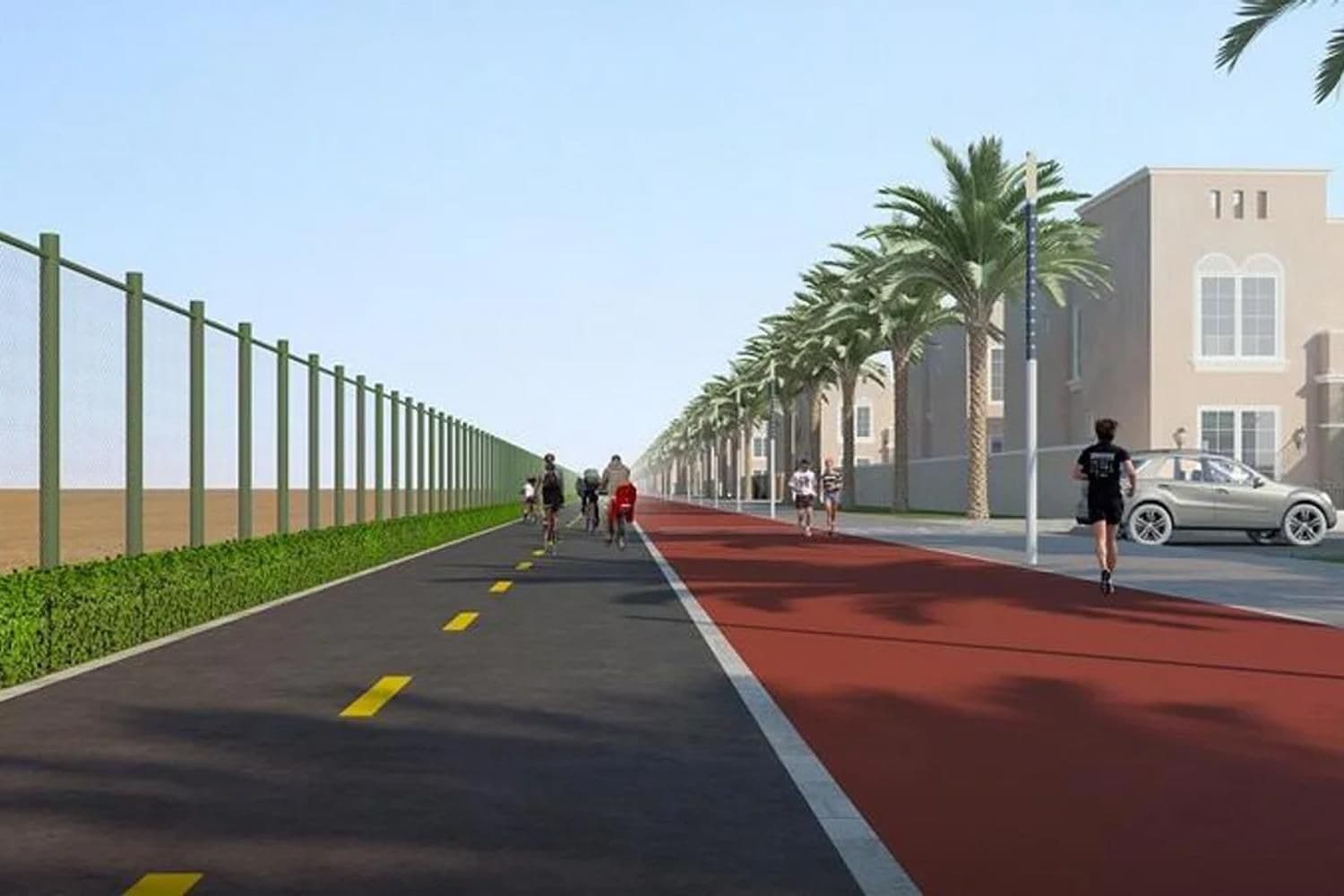 Jogging And Cycling Tracks