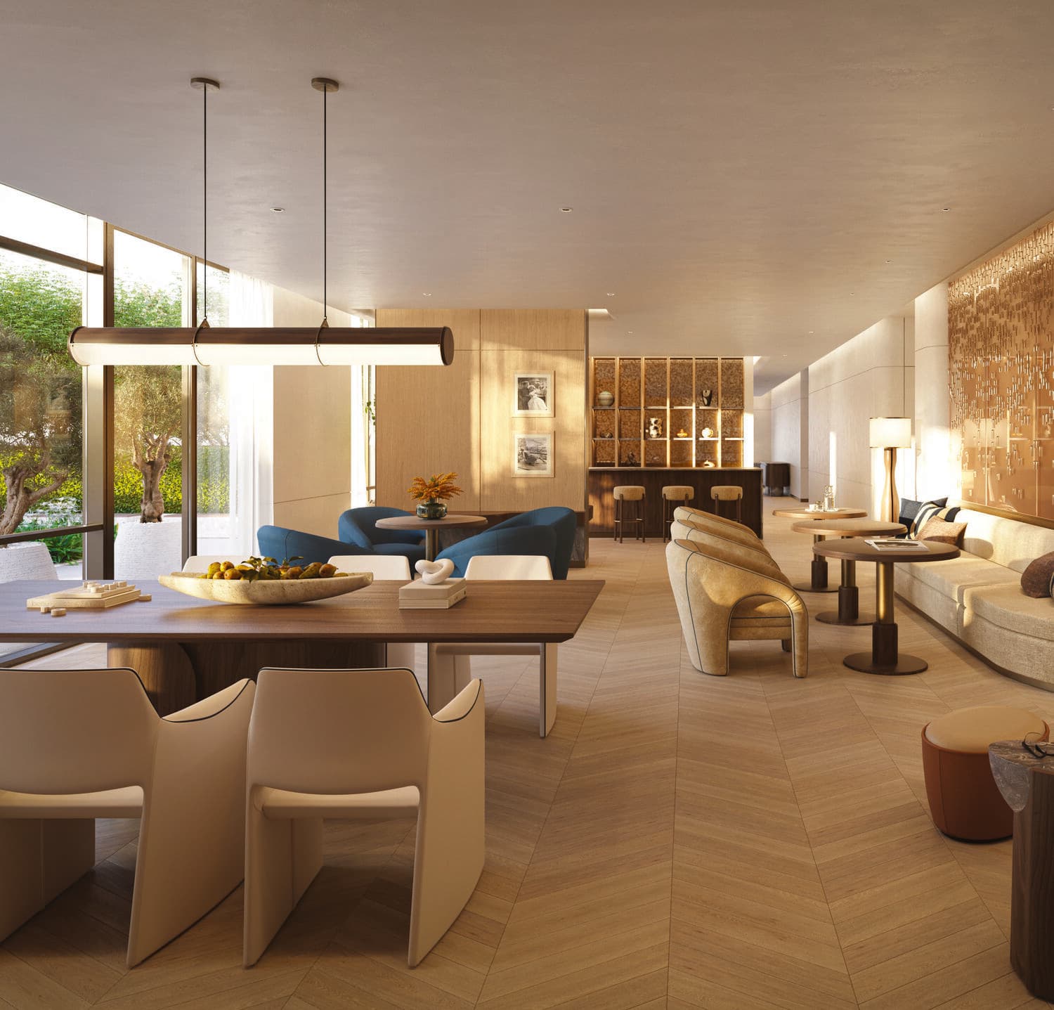 Residents' Cafe & Co-Working Lounge