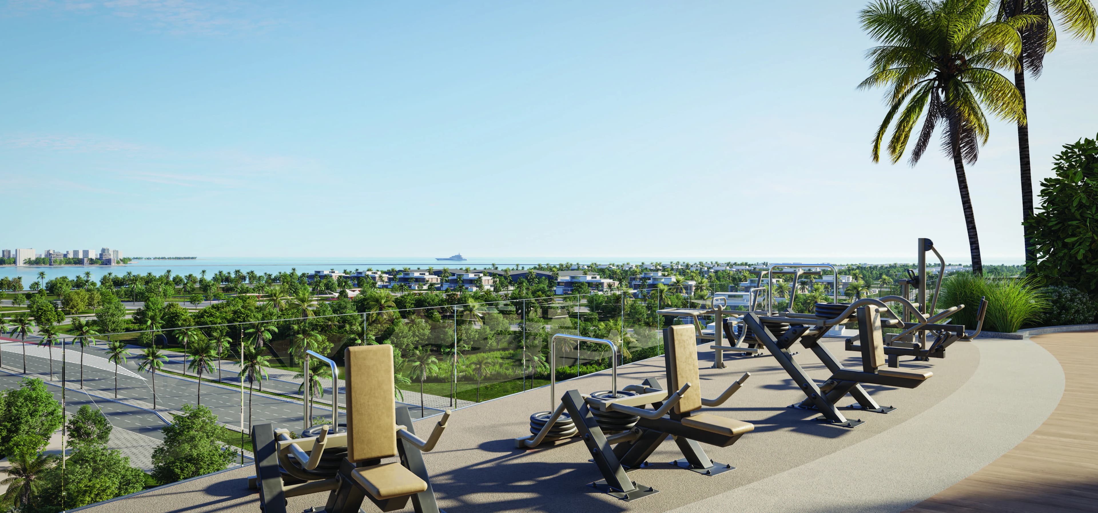 Open-Air Fitness Deck