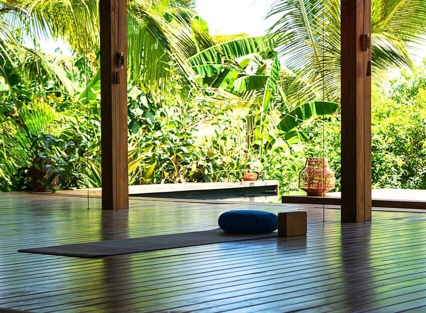Indoor/Outdoor Yoga Area
