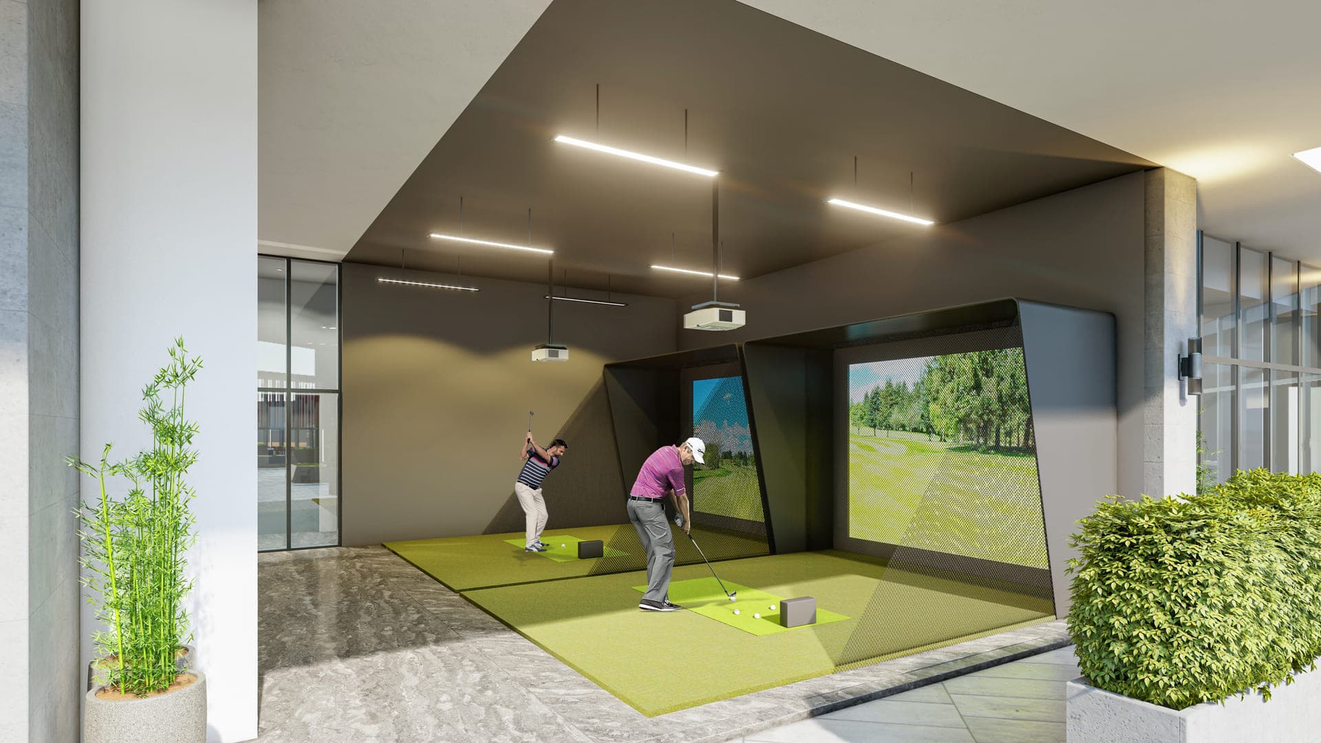 Hi-Tech Golf Simulator