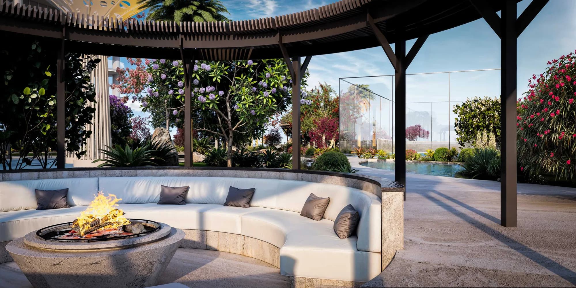 Landscaped Lounge Spaces
