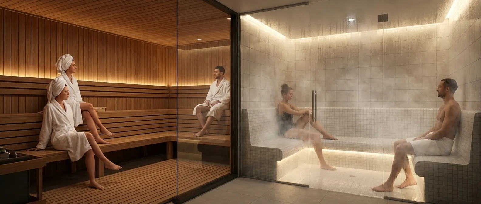 Steam & Sauna Room