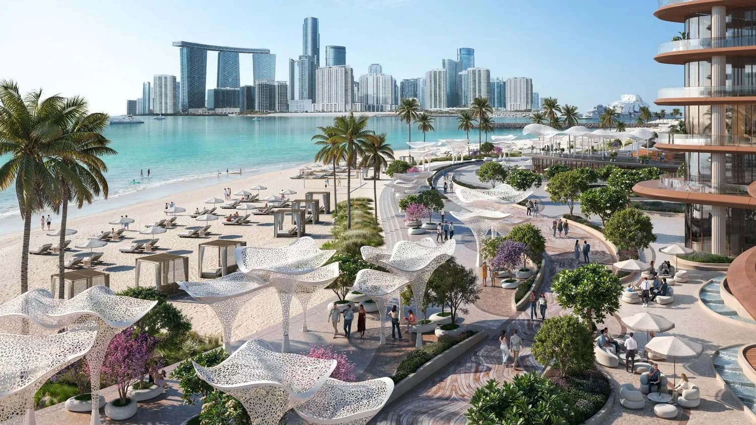 Waterfront Promenade with Restaurants