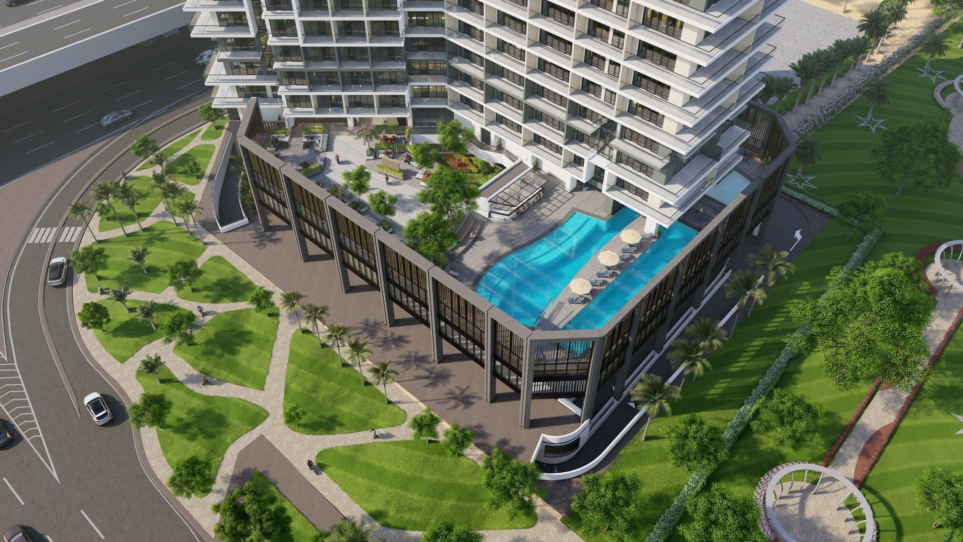 Outdoor Pools With Sun Loungers