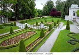 Landscaped garden