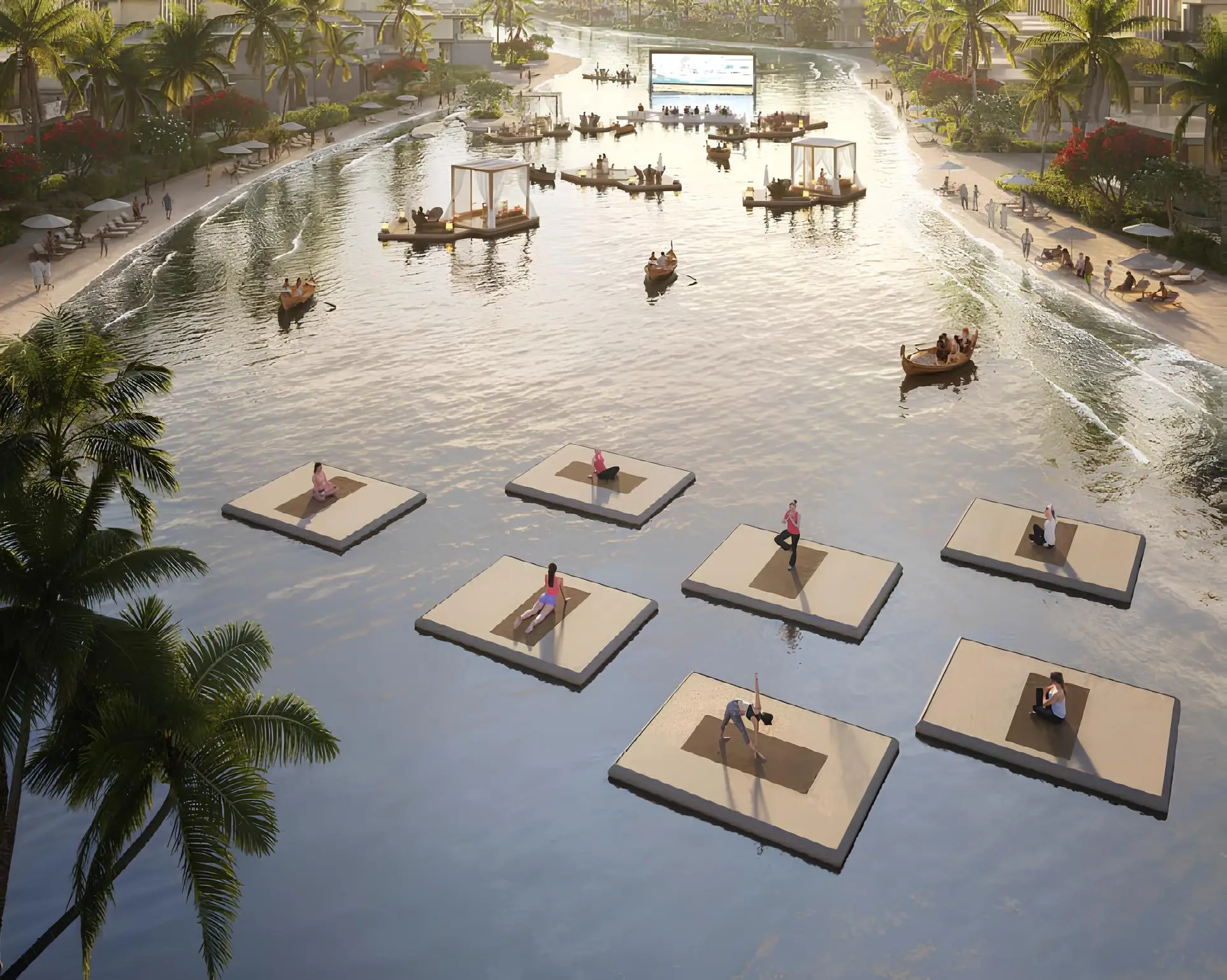 Yoga Floating Decks