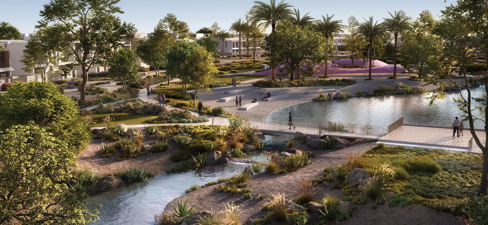 Storm Water Swale with Bridge Crossing