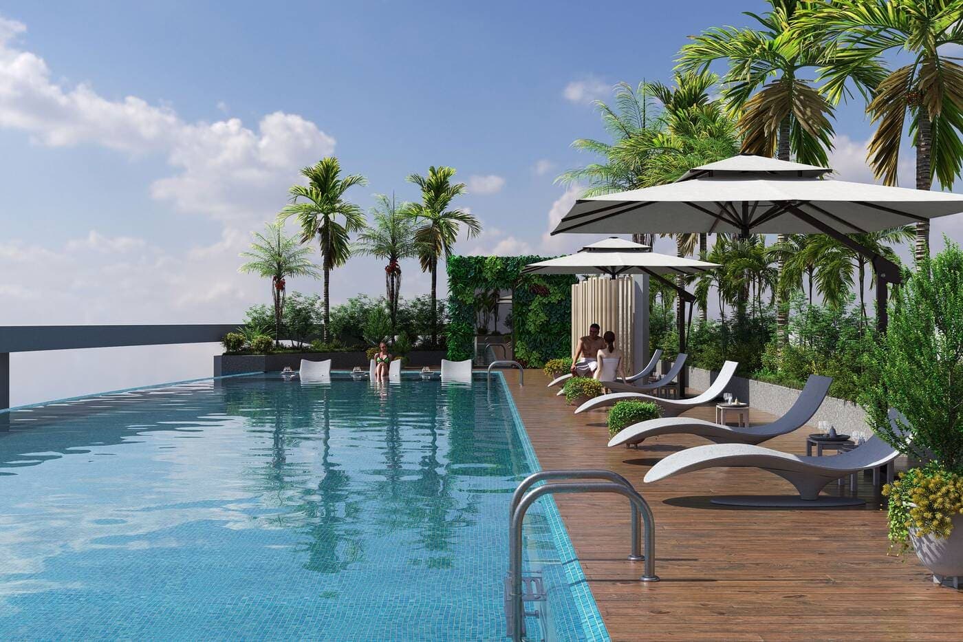 Rooftop Pool Lounge