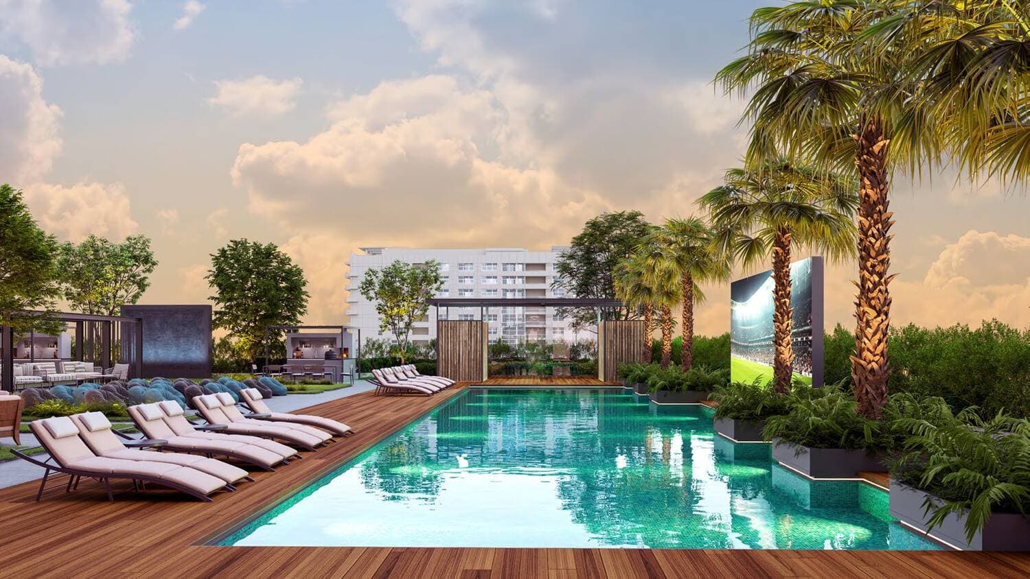30m Pool With Cinema