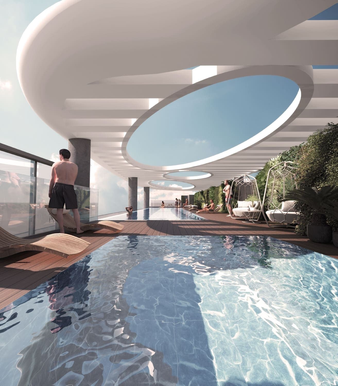 Rooftop Infinity Pool