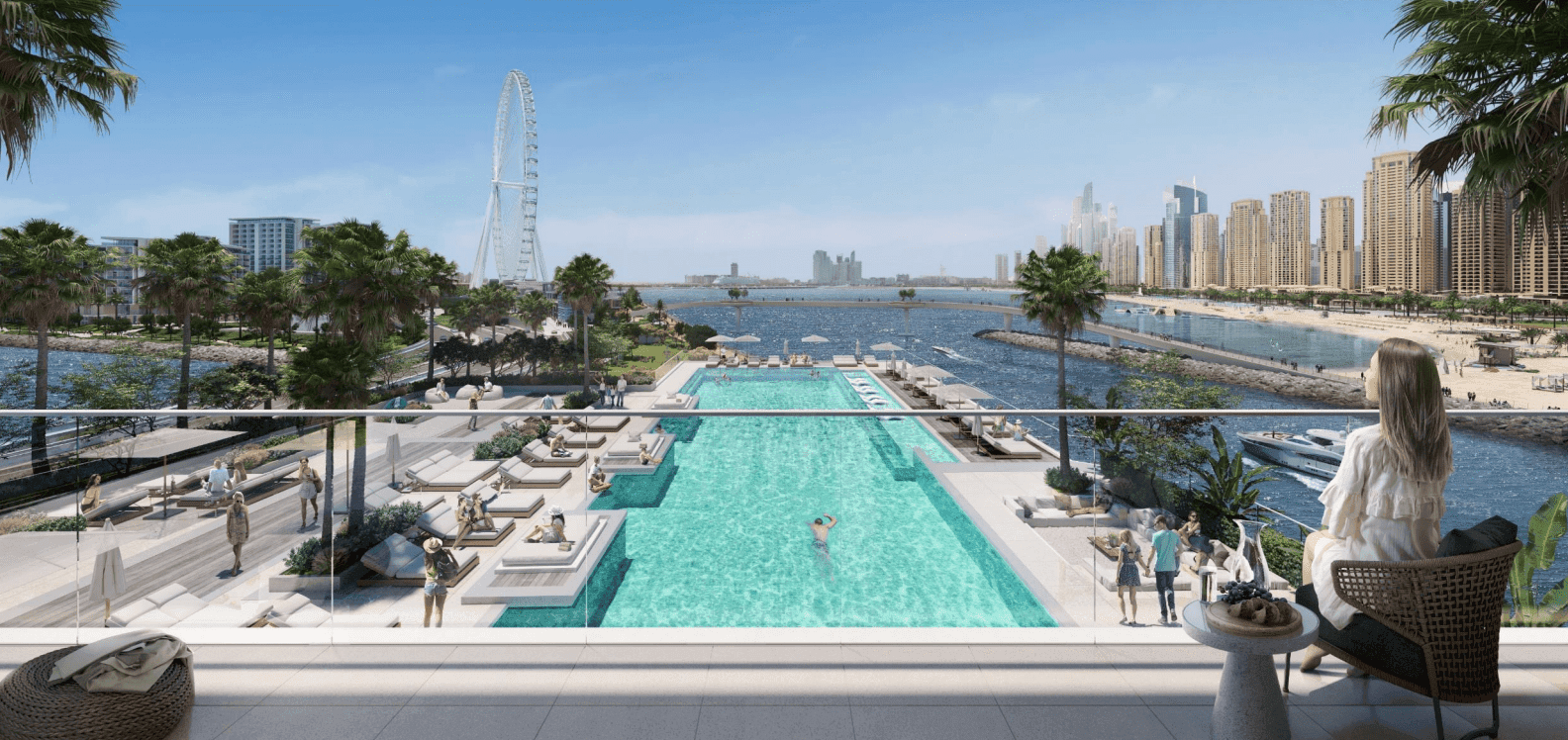 Temperature Controlled Infinity-Edge Swimming Pool