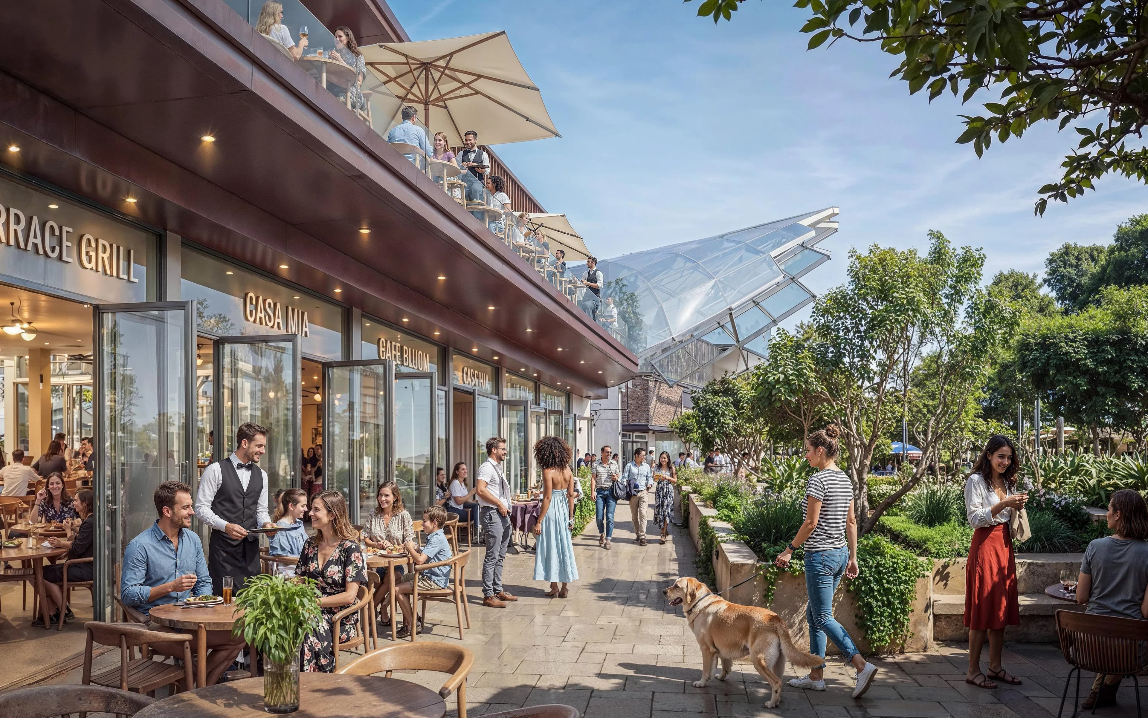 Community Hubs and Shared Courtyards