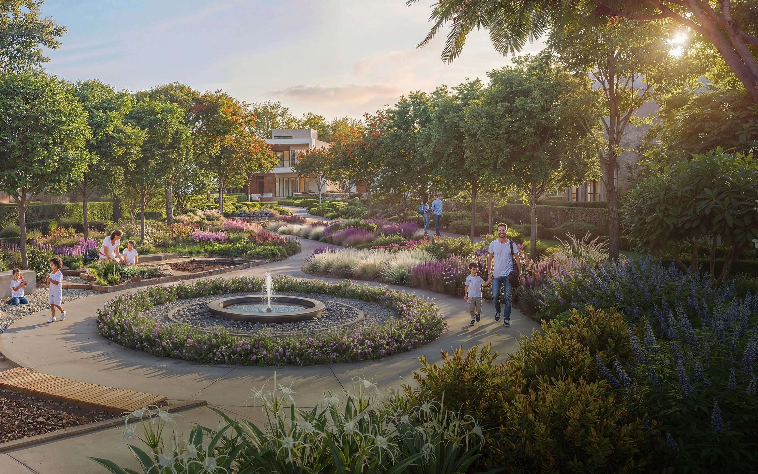 Event Lawns and Open Gathering Spaces
