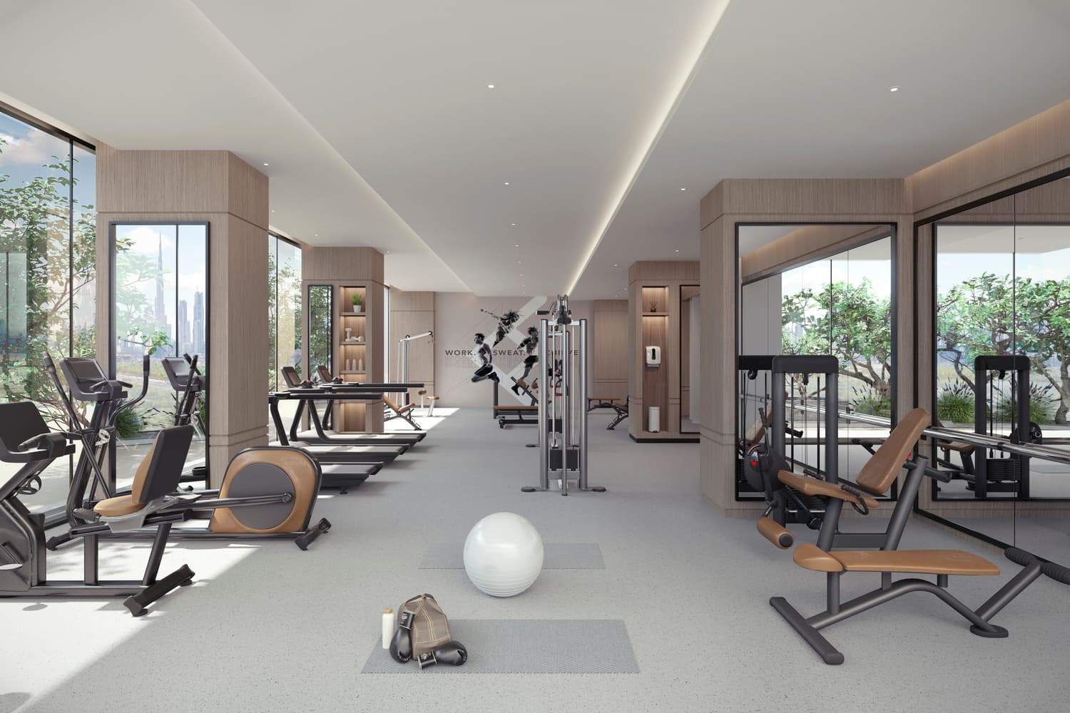 Indoor Fitness Studio