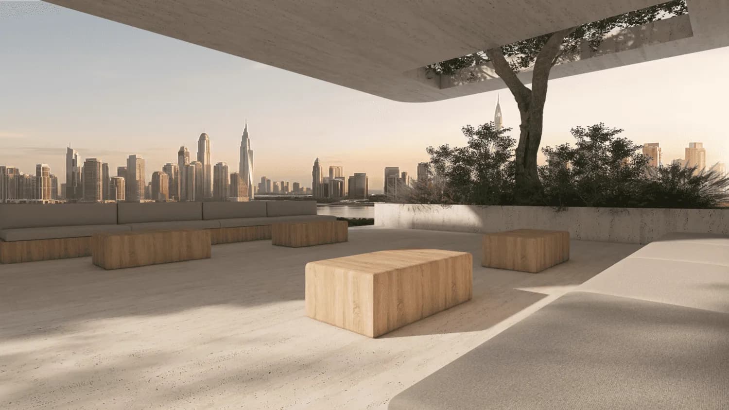 Rooftop Lounge Area